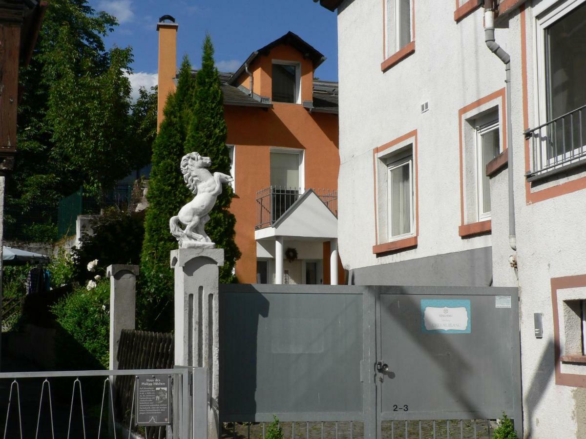 Gaestehaus Cheval Blanc Lorch am Rhein Esterno foto